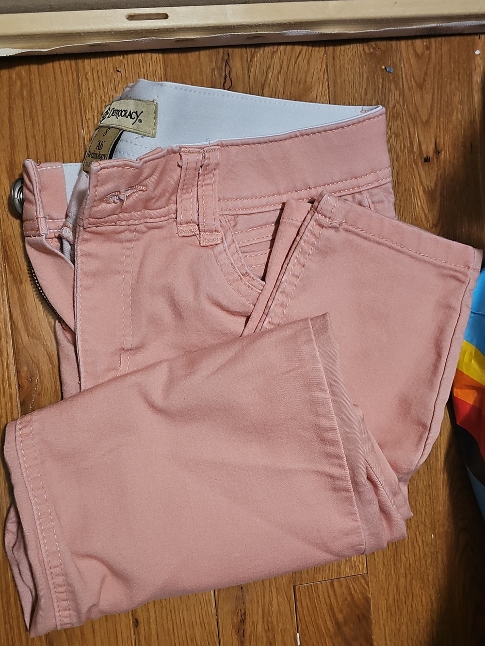 Democracy Blush Pink Skinny Jeans